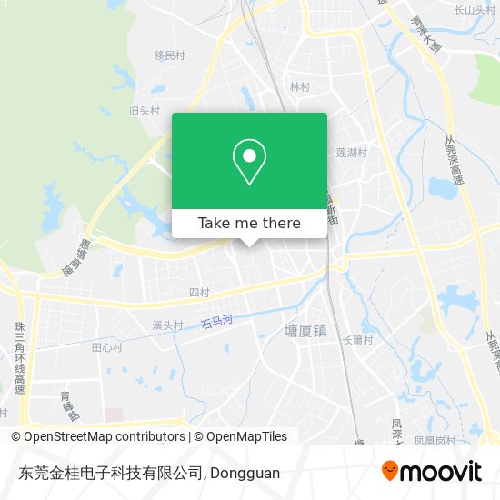 东莞金桂电子科技有限公司 map