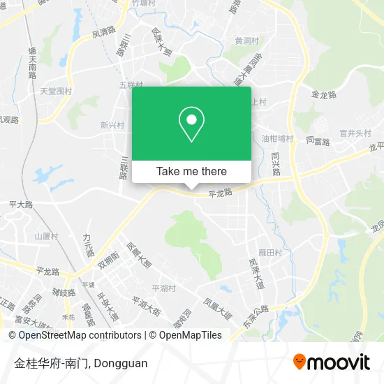 金桂华府-南门 map