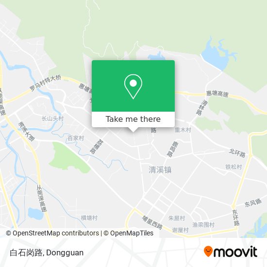 白石岗路 map