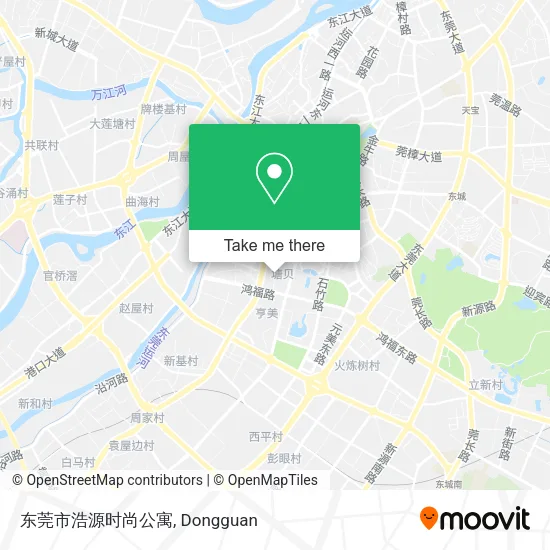 东莞市浩源时尚公寓 map