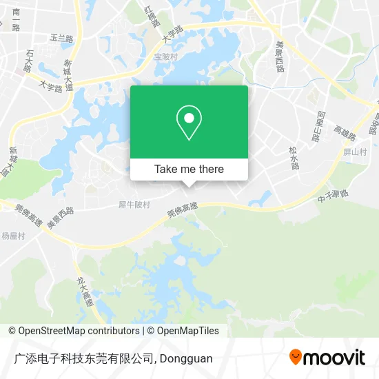 广添电子科技东莞有限公司 map