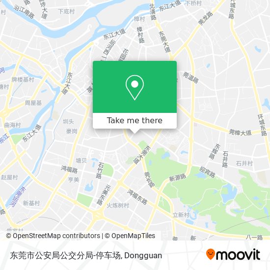 东莞市公安局公交分局-停车场 map