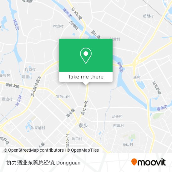 协力酒业东莞总经销 map