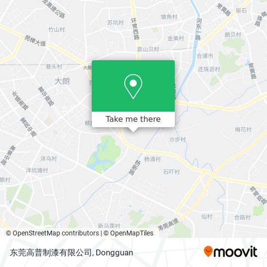 东莞高普制漆有限公司 map