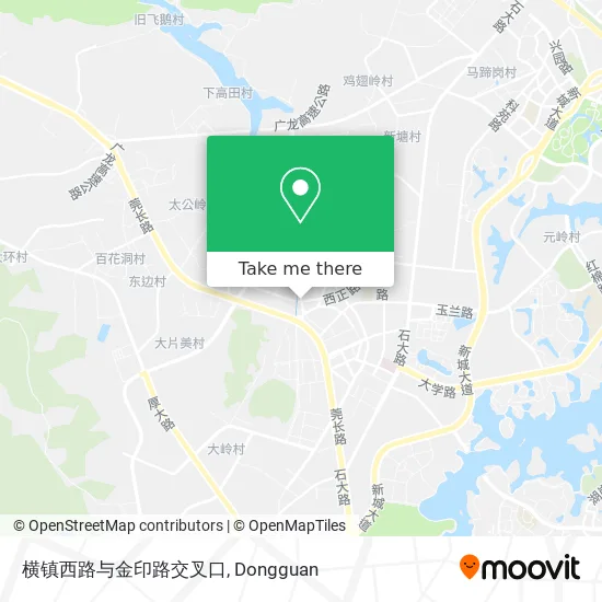 横镇西路与金印路交叉口 map