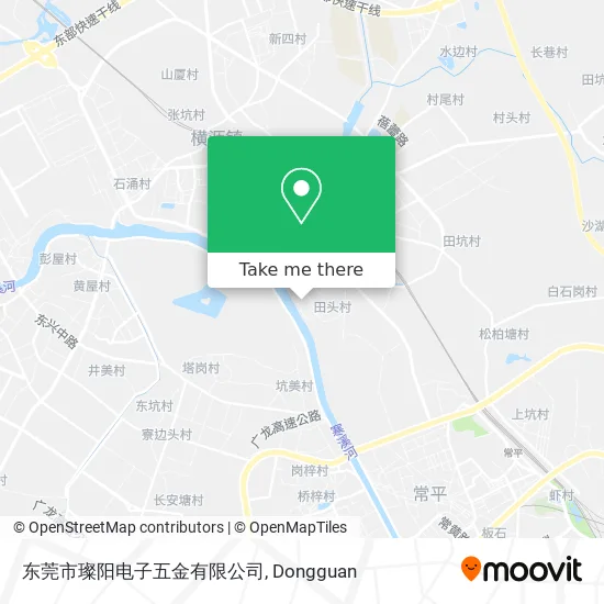 东莞市璨阳电子五金有限公司 map