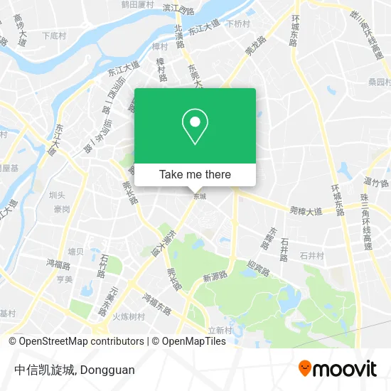 中信凯旋城 map