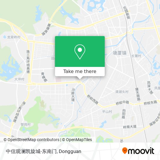 中信观澜凯旋城-东南门 map