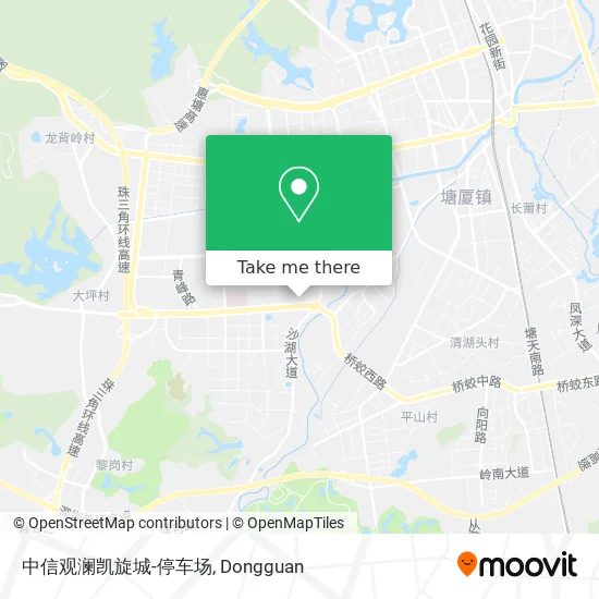 中信观澜凯旋城-停车场 map