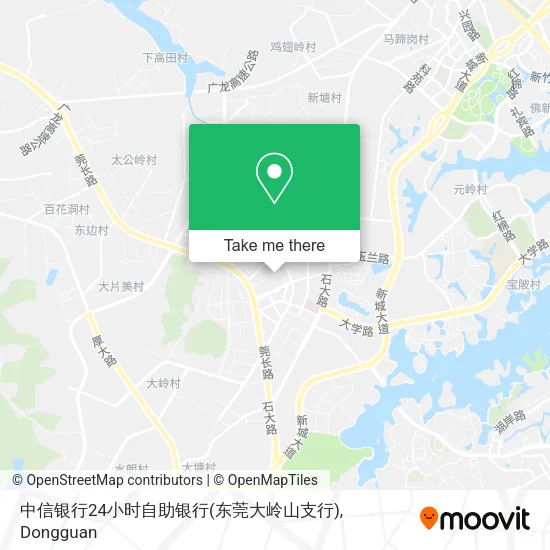 中信银行24小时自助银行(东莞大岭山支行) map