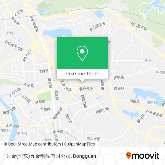 达金(恒东)五金制品有限公司 map