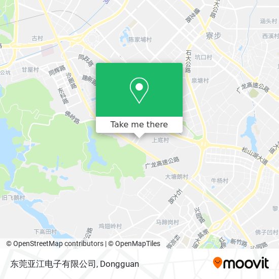 东莞亚江电子有限公司 map