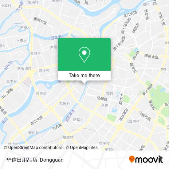 华信日用品店 map