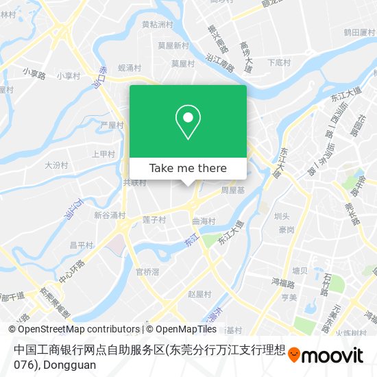 中国工商银行网点自助服务区(东莞分行万江支行理想076) map