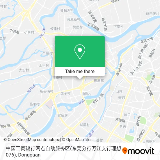 中国工商银行网点自助服务区(东莞分行万江支行理想076) map