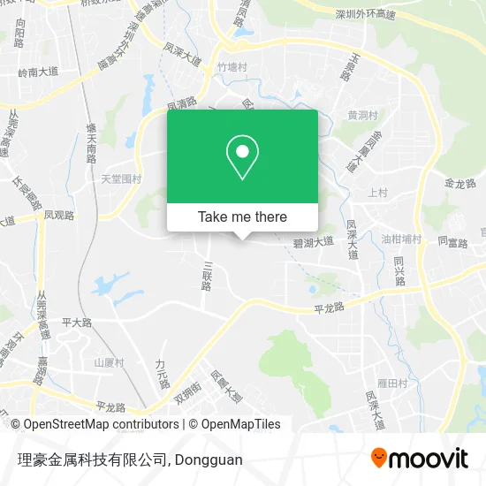 理豪金属科技有限公司 map