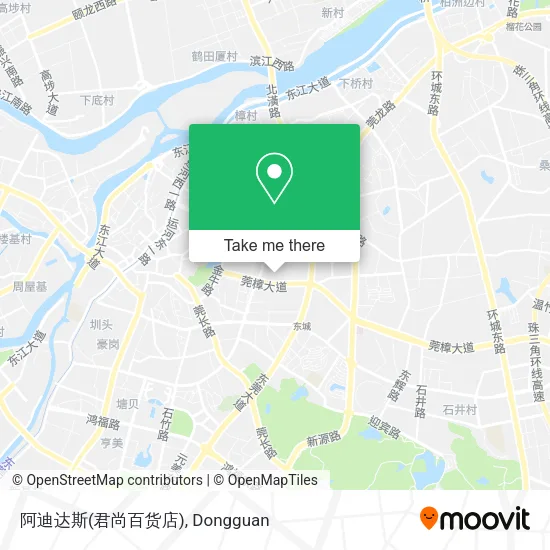 阿迪达斯(君尚百货店) map