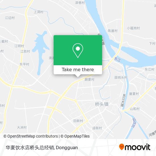 华夏饮水店桥头总经销 map