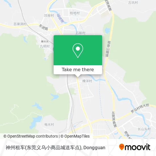 神州租车(东莞义乌小商品城送车点) map