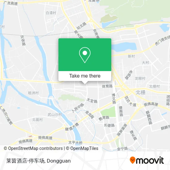 莱茵酒店-停车场 map