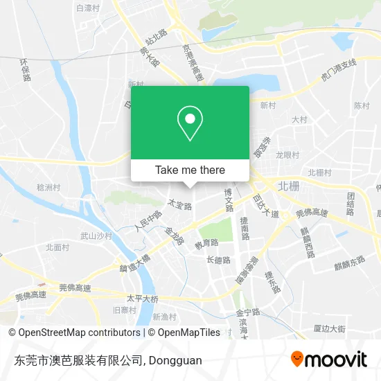 东莞市澳芭服装有限公司 map