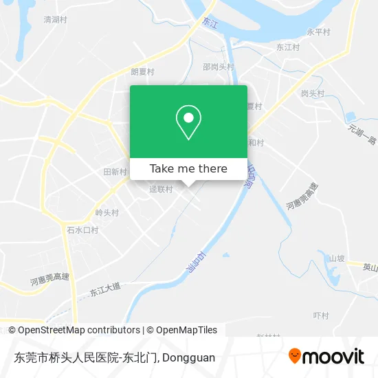 东莞市桥头人民医院-东北门 map