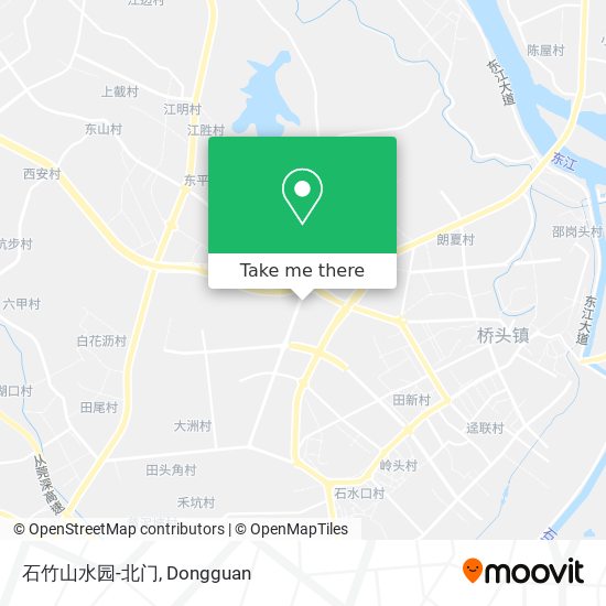 石竹山水园-北门 map