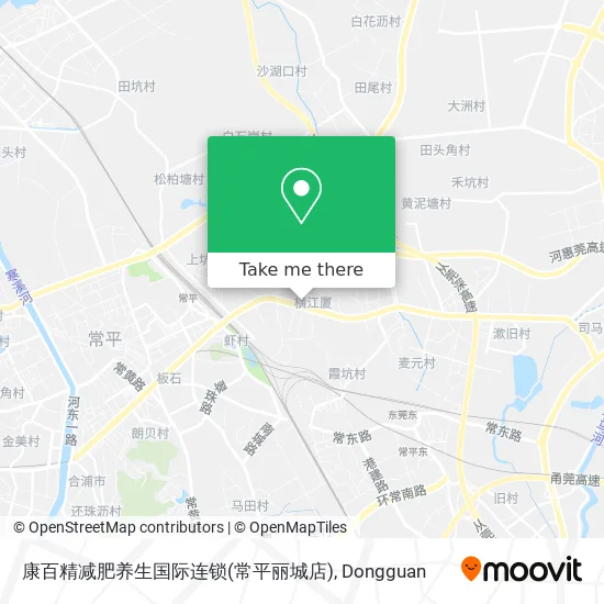 康百精减肥养生国际连锁(常平丽城店) map