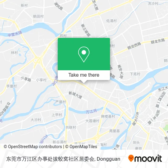 东莞市万江区办事处拔蛟窝社区居委会 map