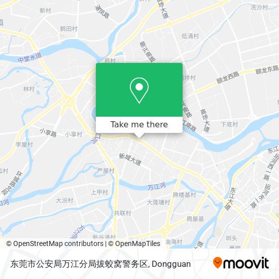 东莞市公安局万江分局拔蛟窝警务区 map