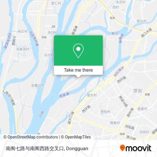 南阁七路与南阁西路交叉口 map