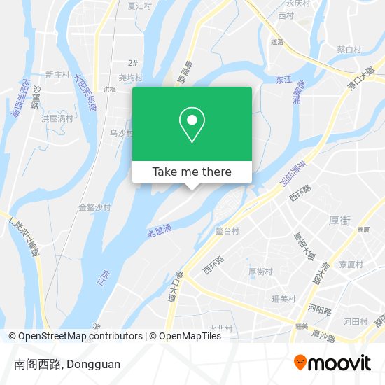 南阁西路 map