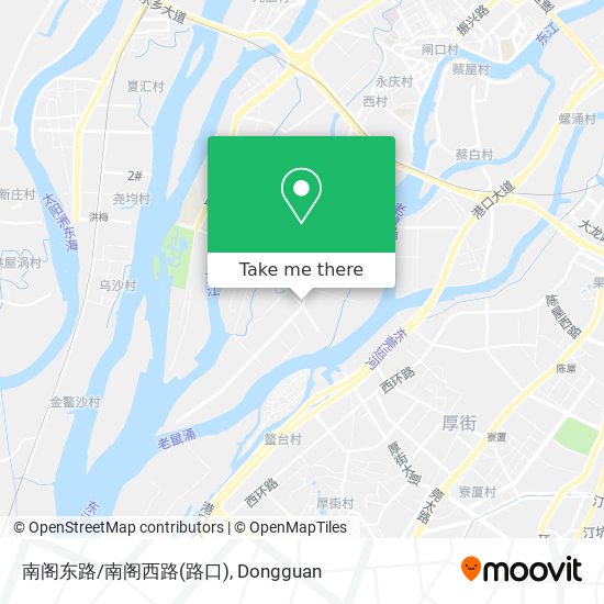 南阁东路/南阁西路(路口) map