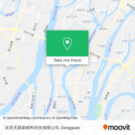 东莞天路新材料科技有限公司 map