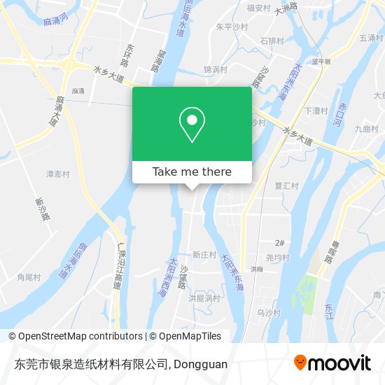 东莞市银泉造纸材料有限公司 map