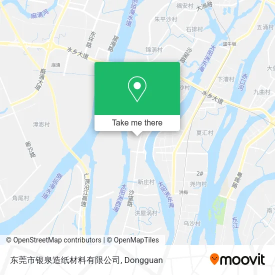 东莞市银泉造纸材料有限公司 map