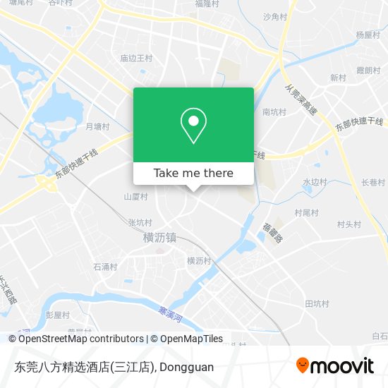 东莞八方精选酒店(三江店) map