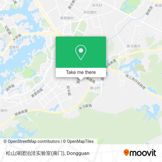 松山湖团泊洼实验室(南门) map