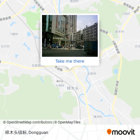 樟木头镇标 map