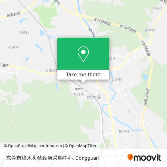 东莞市樟木头镇政府采购中心 map