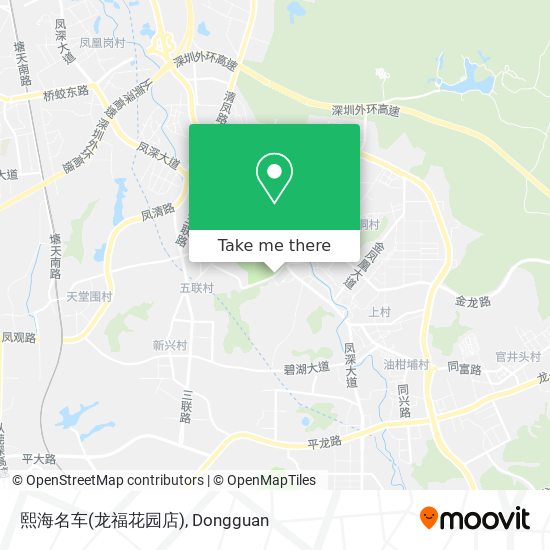 熙海名车(龙福花园店) map