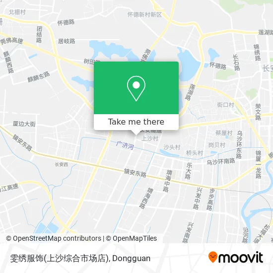 雯绣服饰(上沙综合市场店) map