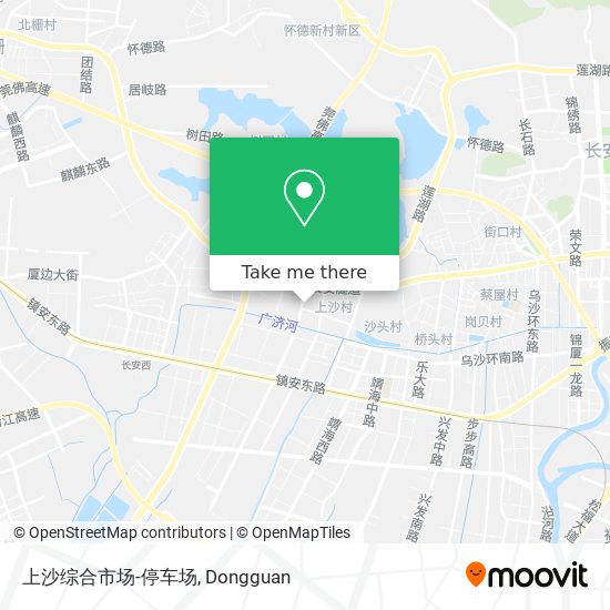 上沙综合市场-停车场 map