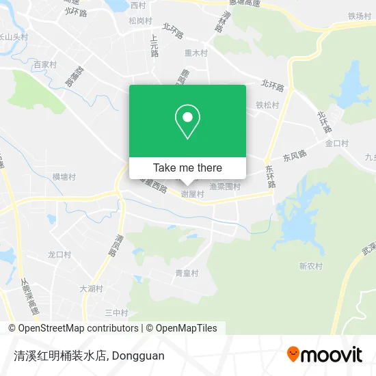 清溪红明桶装水店 map