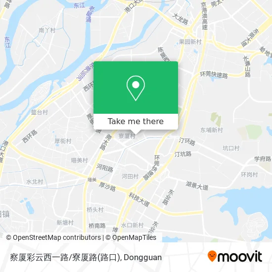 察厦彩云西一路/寮厦路(路口) map
