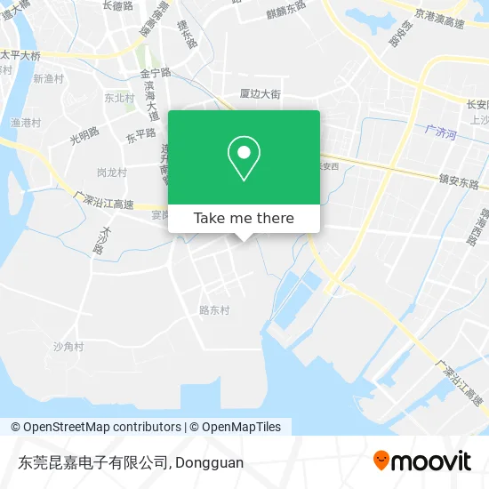 东莞昆嘉电子有限公司 map