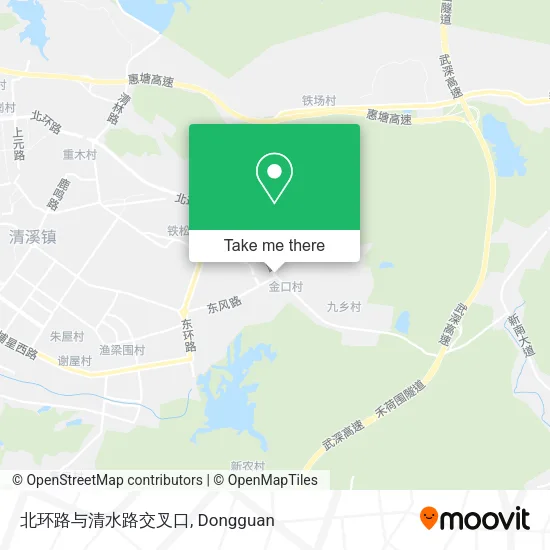 北环路与清水路交叉口 map