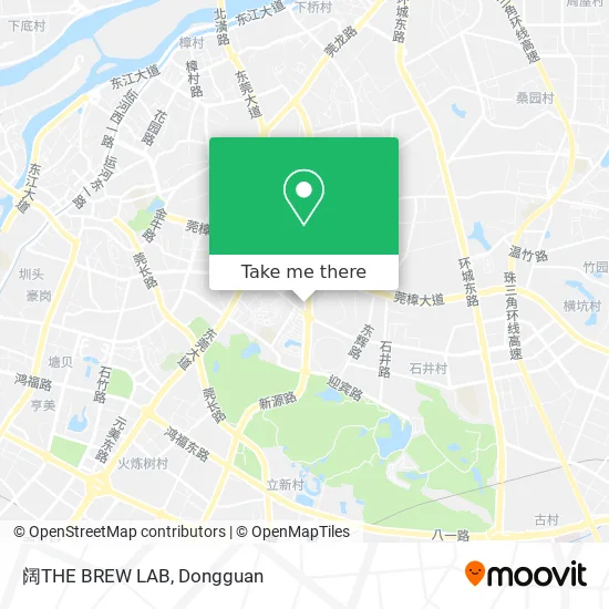 阔THE BREW LAB map