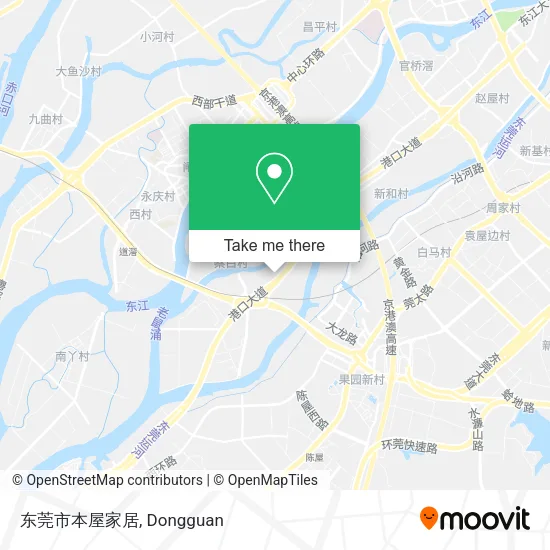 东莞市本屋家居 map