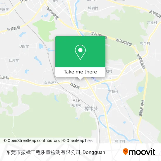 东莞市振樟工程质量检测有限公司 map